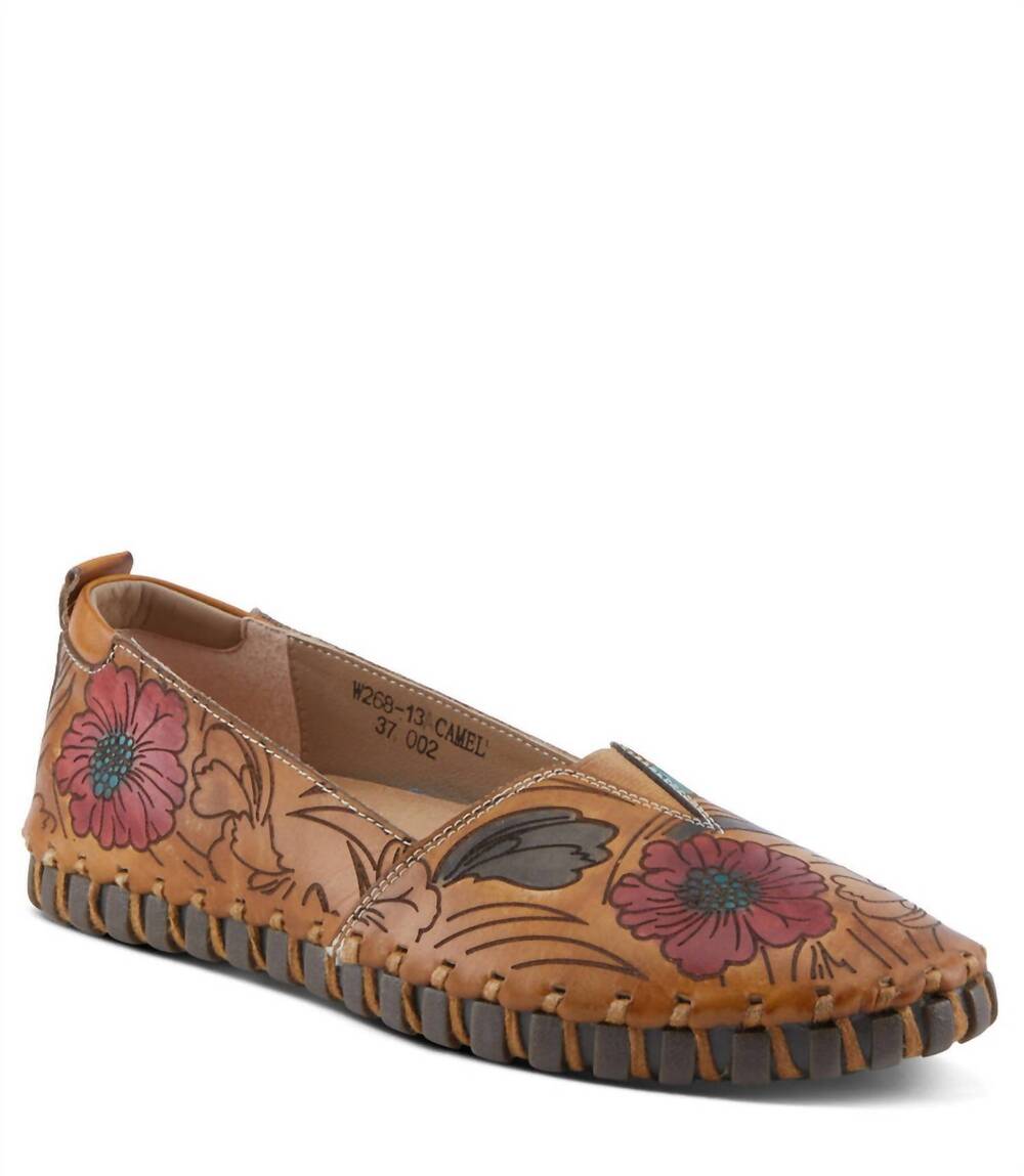 NEW L'ARTISTE women's modesty shoes in camel